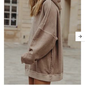 Daily drills oversized hoodie dress xs/s